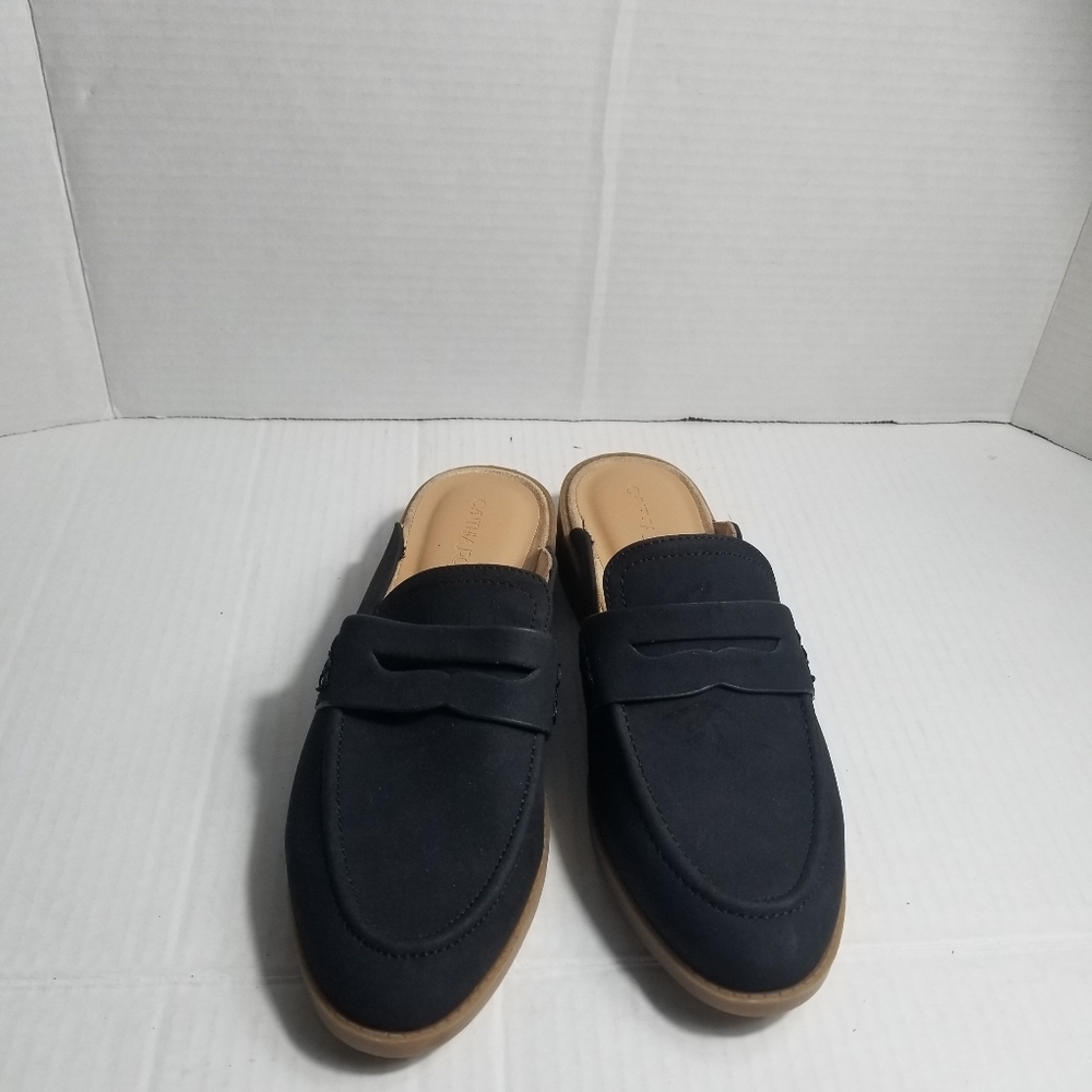 CYNTHIA ROWLEY WOMEN'S SMALL HEELED MULES SIZE 8.5 - Picture 8 of 10